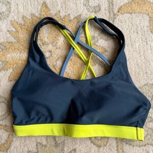 NWOT Sweaty Betty Cross-Back Bikini Top